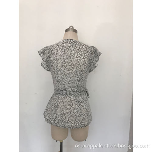 Women Fashion Short Sleeve Turtleneck Sweater Pullover